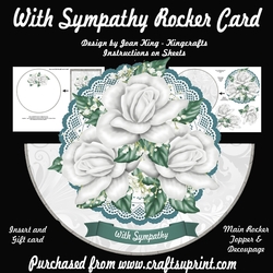With Sympathy Rocker Card