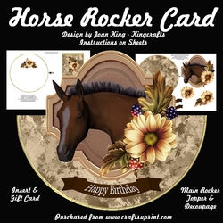 Horse Rocker Card
