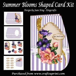 Summer Bloom Shaped Card Kit