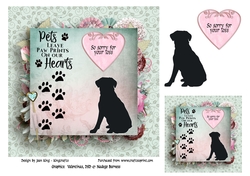 Sympathy card for dog