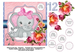 Baby girl elephant