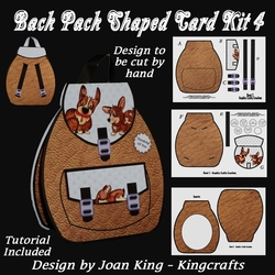 Dog back pack kit