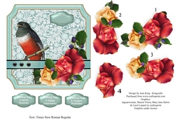 Bird and Roses