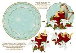 Christmas Harp Rocker card