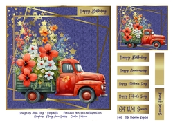 Truck of flowers 3