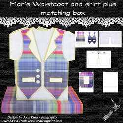 Mans waistcoat and tee shirt 1