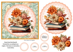 Book and Flowers