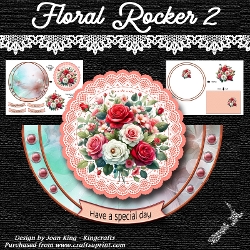 Floral rocker card 2