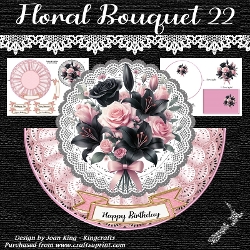Floral bouquet rocker 22