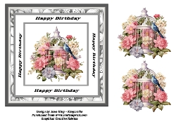 cup1386220_1716 - Birdcage and flowers