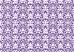 Purple Whirl of Flowers