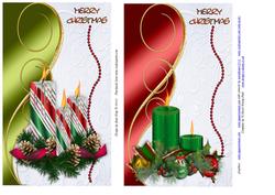 Christmas Candle Toppers