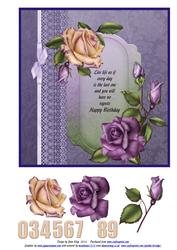Lavender, Lace and Roses