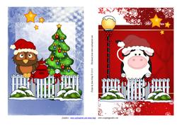 2 Animal Christmastoppers