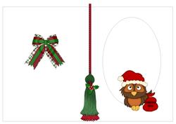 Christmas Greetings from Owl Insert