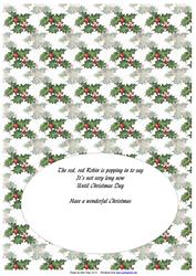 Christmas A5 Landscape Insert