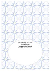 Christmas A5 Landscape Insert
