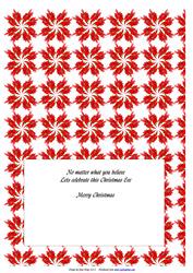Christmas A5 Landscape Insert
