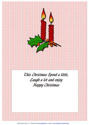 Set of 16 Christmas A5 Landscape Inserts