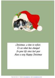 Set of 16 Christmas A5 Landscape Inserts