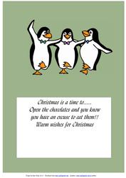 Christmas A5 Landscape Inserts