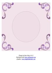 Set of 12 8" Square Inserts for Ladies