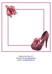 Set of 12 8" Square Inserts for Ladies
