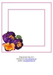Set of 12 8" Square Inserts for Ladies