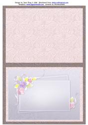 Floral and Fans Insert