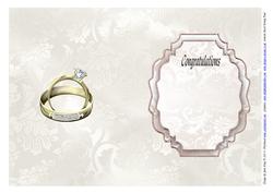 Wedding Rings Insert A5 Portrait