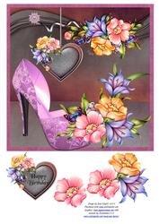 Floral Lace Shoe