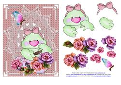 Tiny Tweets Tea and Lavender Roses