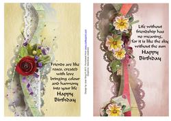 Floral Birthday Toppers