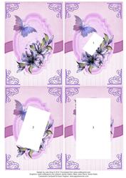 Floral Lilies Inverted Twisted Pyramage