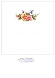 Dl Insert Floral Roses