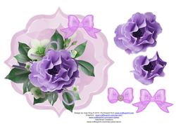 Lavender Rose Topper