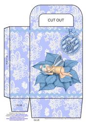 Blue Bag with Handles for New Baby Boy