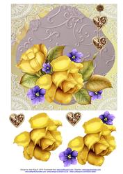 Yellow Rose Topper