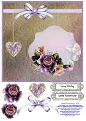 Rose Lavender Topper