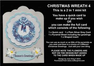 Christmas Wreath 4 2 in 1 Mini Kit