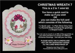 Christmas Wreath 7 2 in 1 Mini Kit