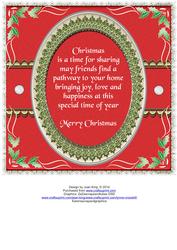 Christmas Verse Topper