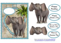 Elephant Male Topper