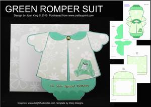 Romper Suit Green