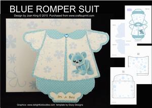 Romper Suit Blue