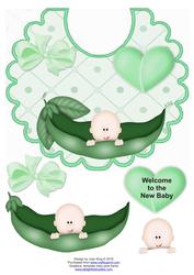 Baby Bib Green