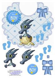 Baby Bib Blue