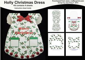 Holly Christmas Dress