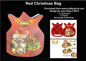 Red Presents Christmas Bag