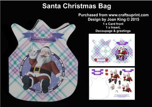 Santa Christmas Bag